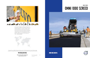 Finitrici stradali cingolate Volvo OMNI 1000 SCREED