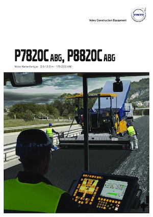 Finitrici stradali cingolate Volvo P8820C ABG