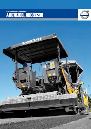 Finitrici stradali cingolate Volvo ABG7820B