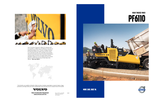 Finitrici stradali cingolate Volvo PF 6110