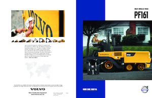 Finitrici stradali cingolate Volvo PF161