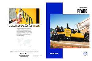 Finitrici stradali cingolate Volvo PF6110