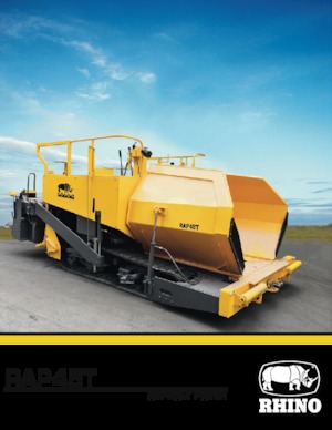 Finitrici stradali cingolate RHINO RAP45T