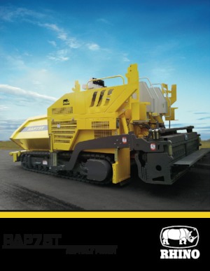 Finitrici stradali cingolate RHINO RAP75T