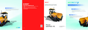 Finitrici stradali cingolate Sany SAP45C-10