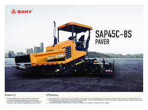 Finitrici stradali cingolate Sany SAP45C-8S