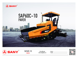 Finitrici stradali cingolate Sany SAP60C-10
