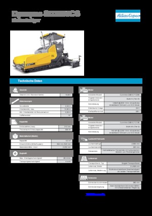 Finitrici stradali cingolate Dynapac SD 2500 CS