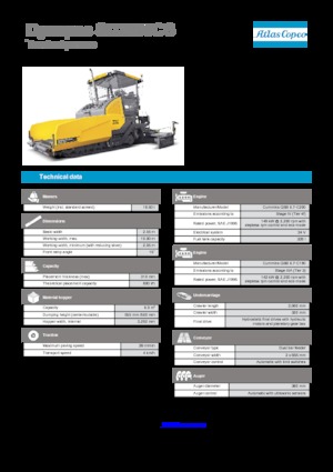 Finitrici stradali cingolate Dynapac SD 2500 CS
