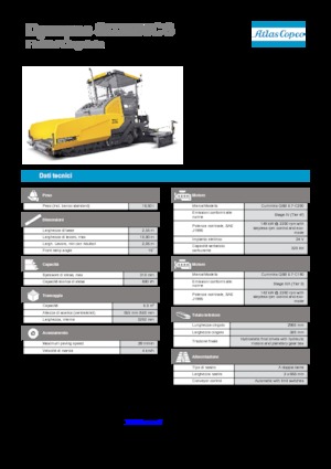 Finitrici stradali cingolate Dynapac SD 2500 CS