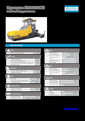 Finitrici stradali cingolate Dynapac SD 2500 CS