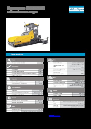 Finitrici stradali cingolate Dynapac SD 2550 C