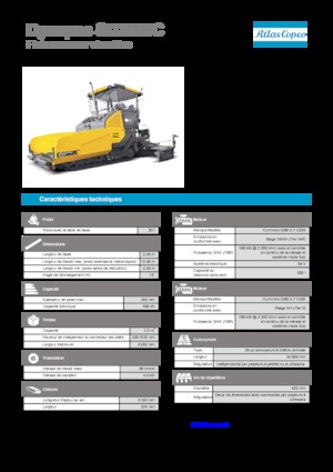 Finitrici stradali cingolate Dynapac SD 2550 C