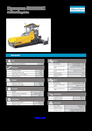 Finitrici stradali cingolate Dynapac SD 2550 C