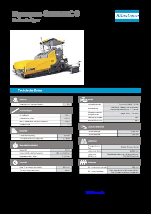 Finitrici stradali cingolate Dynapac SD 2550 CS