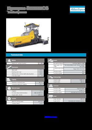 Finitrici stradali cingolate Dynapac SD 2550 CS