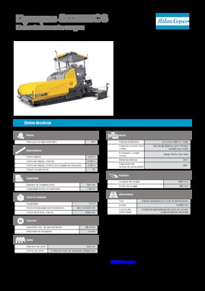 Finitrici stradali cingolate Dynapac SD 2550 CS