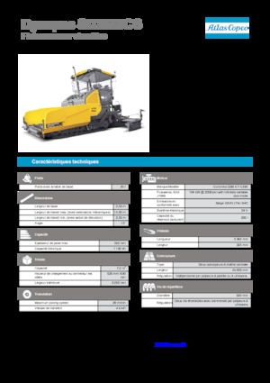Finitrici stradali cingolate Dynapac SD 2550 CS