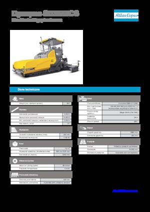 Finitrici stradali cingolate Dynapac SD 2550 CS