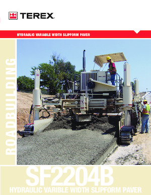 Finitrici stradali cingolate Terex SF2204B HVW