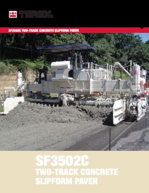 Finitrici stradali cingolate Terex SF3502C