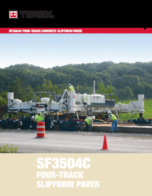 Finitrici stradali cingolate Terex SF3504C