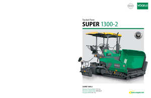 Finitrici stradali cingolate Vögele Super 1300-2