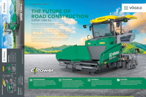 Finitrici stradali cingolate Vögele SUPER 1300-5e