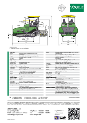 Finitrici stradali cingolate Vögele Super 1800-2