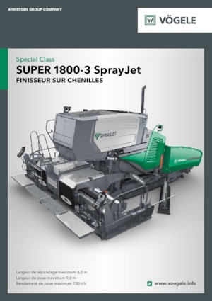 Finitrici stradali cingolate Vögele Super 1800-3 SprayJet