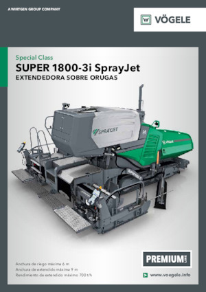 Finitrici stradali cingolate Vögele Super 1800-3i SprayJet