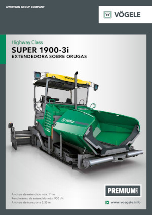 Finitrici stradali cingolate Vögele Super 1900-3i
