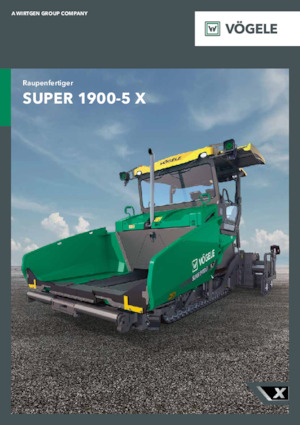 Finitrici stradali cingolate Vögele SUPER 1900-5 X