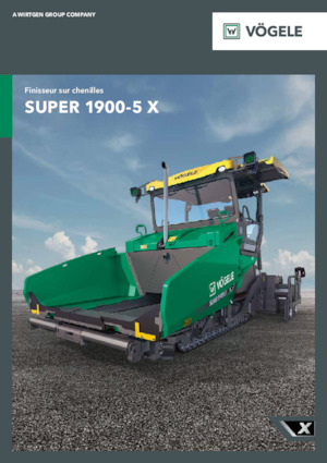 Finitrici stradali cingolate Vögele SUPER 1900-5 X