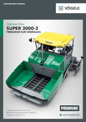 Finitrici stradali cingolate Vögele Super 3000-3