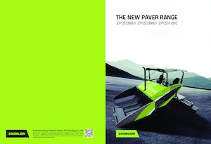 Finitrici stradali cingolate Zoomlion ZPS1280