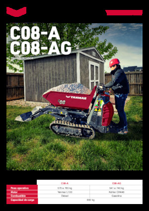 Dumper cingolati Yanmar C08-A HI TIP 