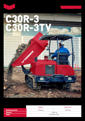 Dumper cingolati Yanmar C30R-3 
