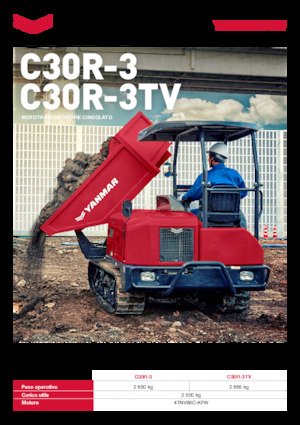 Dumper cingolati Yanmar C30R-3 