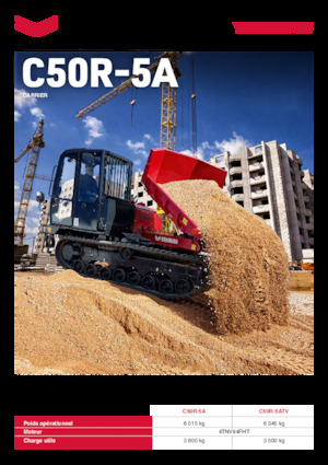 Dumper cingolati Yanmar C50R-5A  