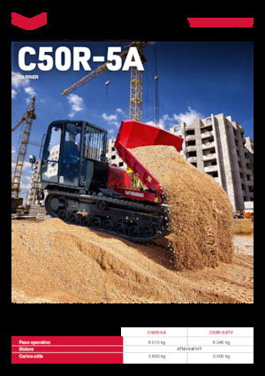 Dumper cingolati Yanmar C50R-5A  