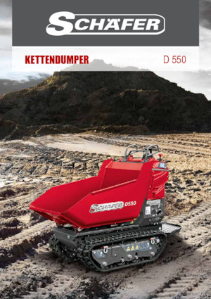 Dumper cingolati SCHÄFER D 550