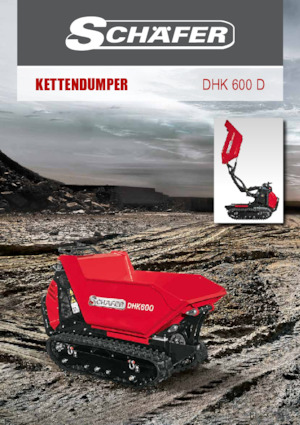 Dumper cingolati SCHÄFER DHK 600 D
