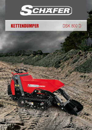 Dumper cingolati SCHÄFER DSK 800 D