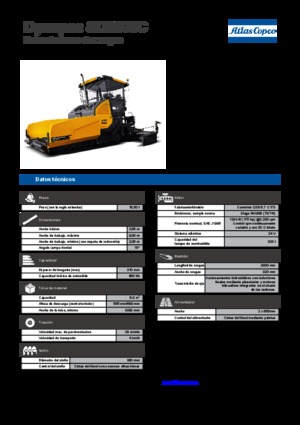 Finitrici stradali cingolate Dynapac SD 2500 C