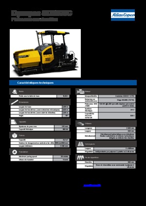 Finitrici stradali cingolate Dynapac SD 2500 C