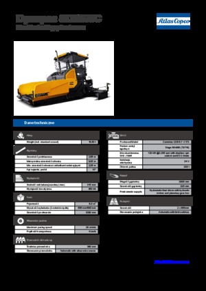 Finitrici stradali cingolate Dynapac SD 2500 C
