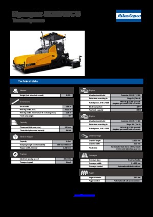Finitrici stradali cingolate Dynapac SD 2500 CS