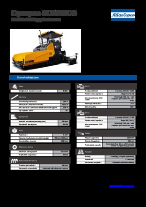 Finitrici stradali cingolate Dynapac SD 2500 CS