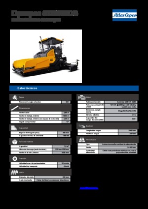 Finitrici stradali cingolate Dynapac SD 2550 CS